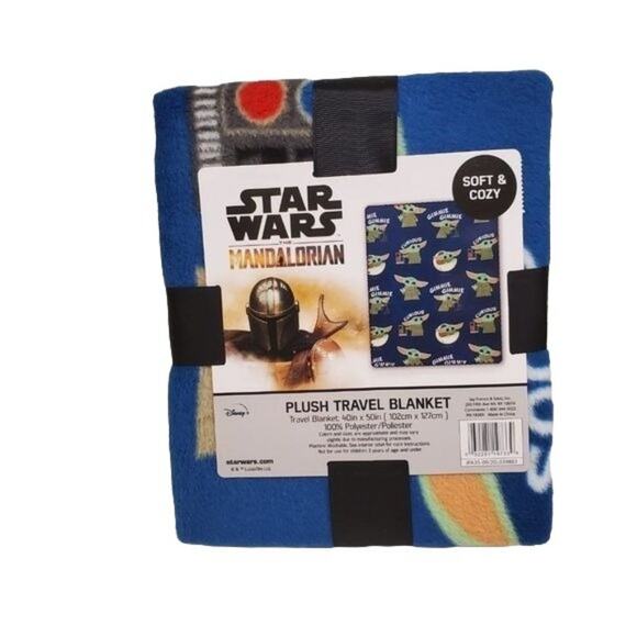 Star Wars Blanket Baby Yoda Blanket Star Wars Throw Blanket Mandalorian - Picture 4 of 7